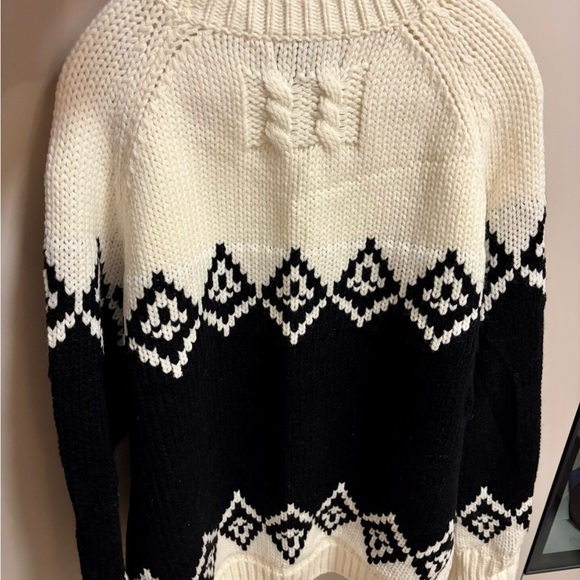 Nili Lotan Helene Fair Isle Wool Sweater In Ivory $695 M - Picture 2 of 5
